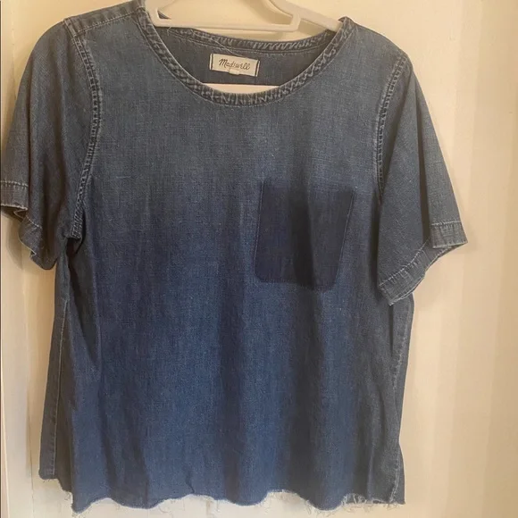 Madewell Ombré Denim Shirt - Picture 1 of 3